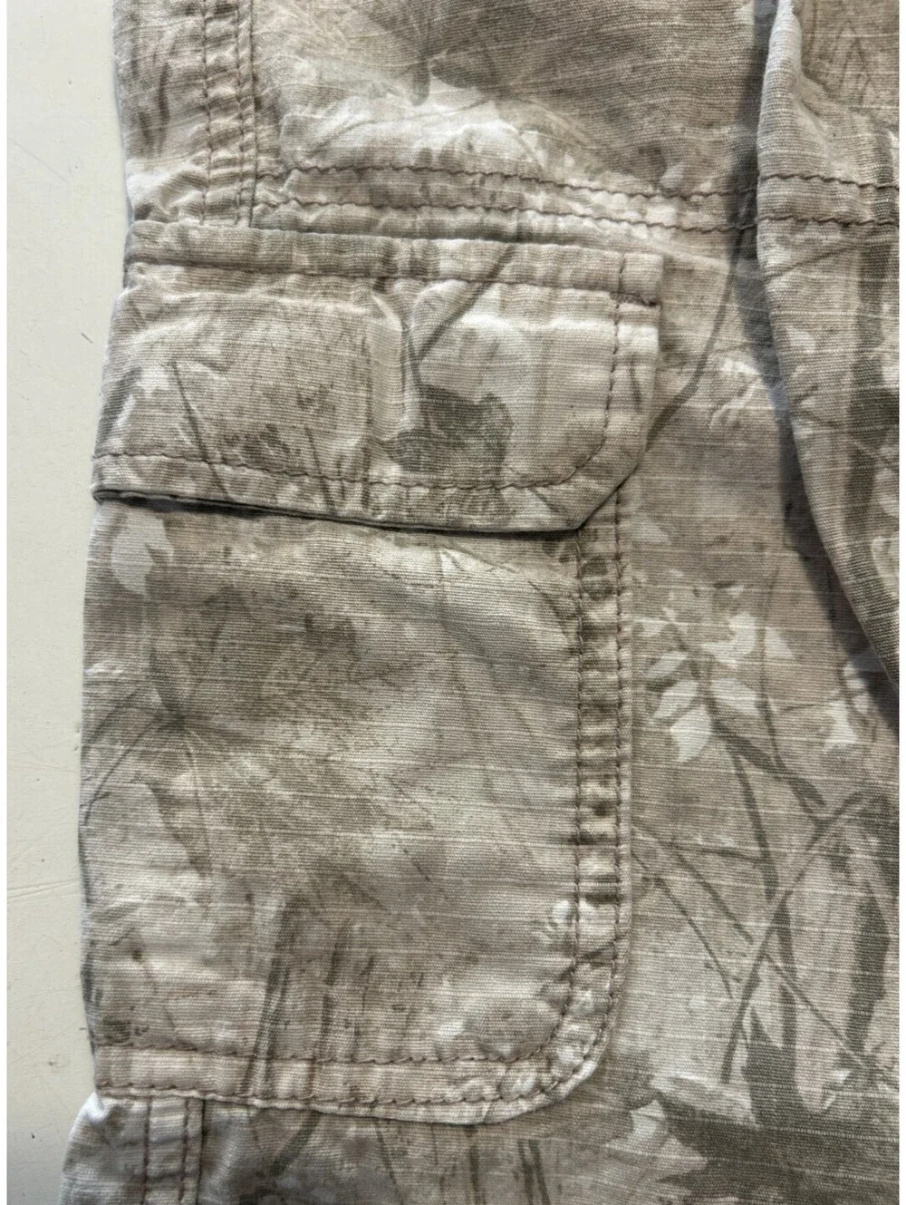Old Navy Boys Light Camo Cargo Pants Size 12 Slim Baggy